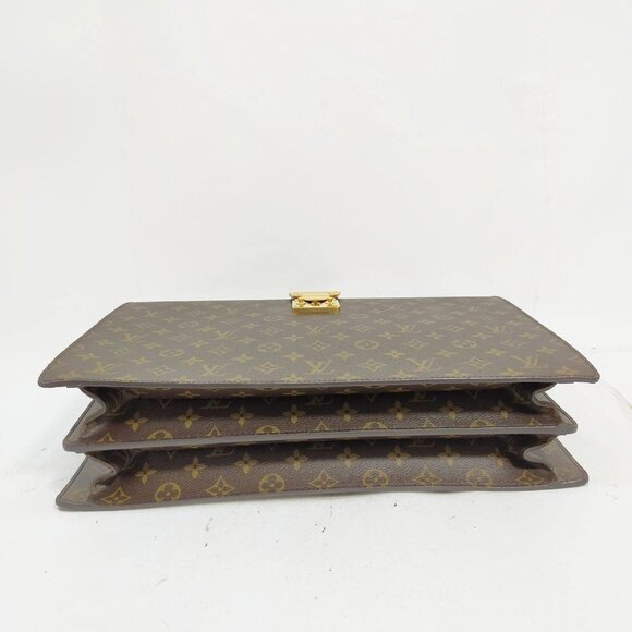 Authentic Louis Vuitton Brief Case Brown Monogram mn1129-111825 - Picture 5 of 16